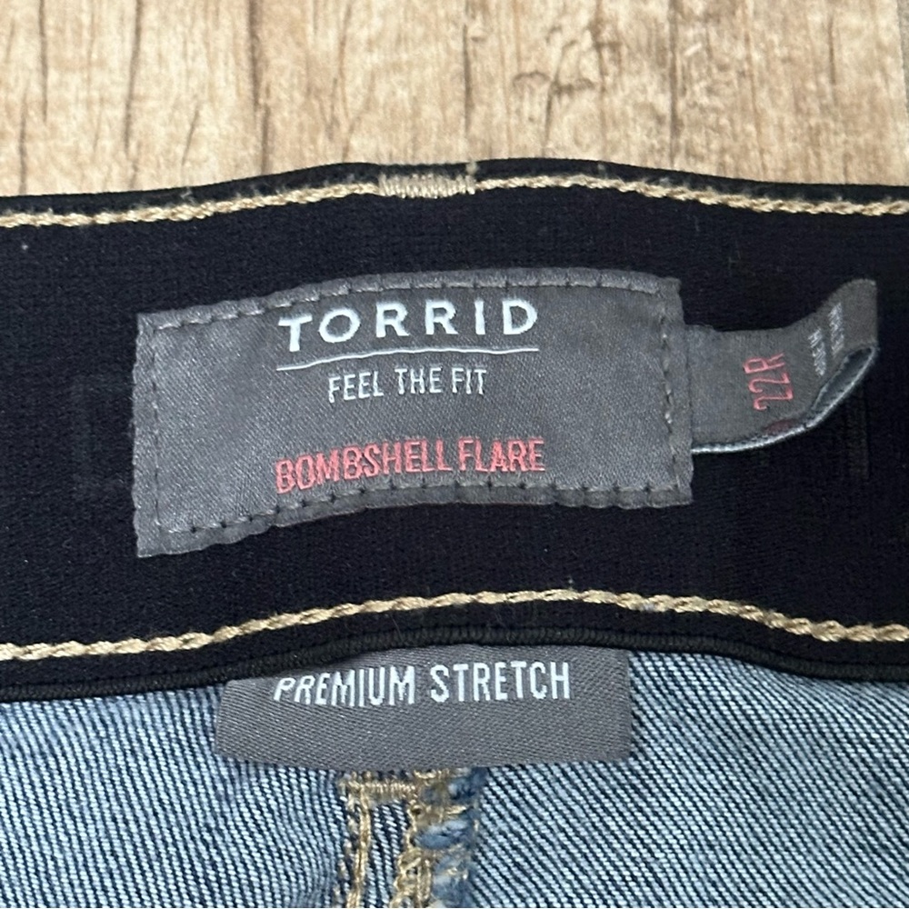 Torrid Bombshell Flare Premium Stretch Plus Size … - image 3